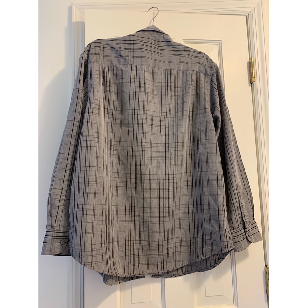 NWOT! Grey Check Button down - Picture 3 of 3